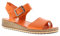 Hush Puppies Women's Ellie Sandal Ladies Summer, Orange, 7 UK