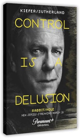 ZOLULA Filmposter auf Leinwand, Motiv: Kaninchenloch, Wandkunst, Dekor, Bild, Gemälde für Wohnzimmer, Schlafzimmer, Dekoration, Rahmenstil, 30 x 45 cm