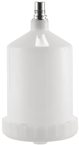 Popshyly Pot de peinture Hvlp en plastique de 600 ml pour pulvérisateur Sata Cup Raccord Jet Pulvérisateur