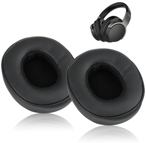 3 Pares Almohadillas para Auriculares, Almohadillas de Repuesto para Orejas, Universales de Cuero Proteico, Compatibles con Skullcandy Crusher Wireless EVO Crusher ANC Hesh