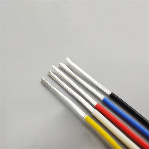 Außenverlängerung 1 Meter Audio-Lautsprecher-Kopfhörer-DIY-Draht, versilbertes, hochreines Kupferkabel, 11 AWG bis 28 AWG Solarummantelung (Color : Blue, Size : 26AWG 1.0mm Sq0.15)