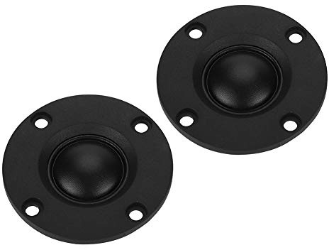 Goshyda Altoparlante HiFi, 2 Altoparlanti Tweeter a Cupola con Pellicola di Seta da 30 W 6Ω, Diaframma Vibrante da 20 Mm, Altoparlante HiFi, Leggero
