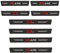 Protection Seuil de Porte de Voiture, 8 Pcs Carbone Adhésif Protege Portiere Voiture Film, pour St Line Fibre Carbone Couverture Pédale Protection Threshold Barre Plinthes Autocollant