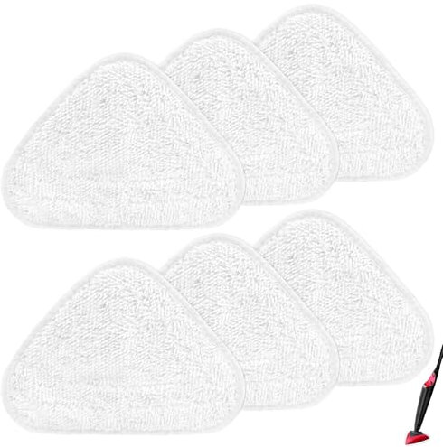 6 er Pack Bodenwischer Ersatzbezug Dampfmopp Kompatibel Mit Vileda Steam Plus Dampfreiniger Ersatzbezug Microfaser Wiederverwendbar