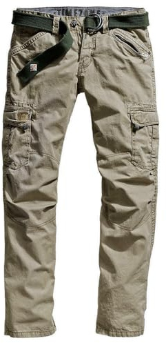 Timezone Benito TZ Herren Cargohose Benito mit Gürtel