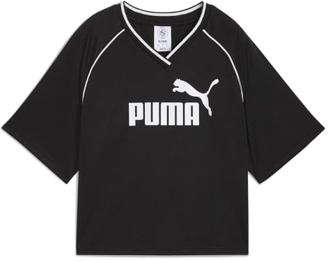 PUMA Damen ESS Relaxed Cropped Football Jersey Trikots (1er Pack)