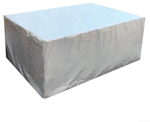 Funda para muebles de jardín hecha de lona 420D, se adapta a mesas y sillas, resistente a la intemperie