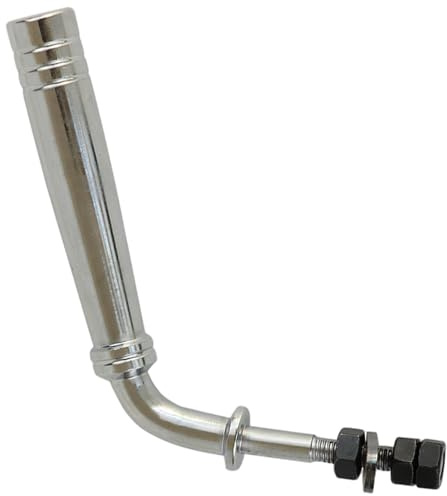 Joygoodta Fireplace Door Handles L-Shaped Smooth & Sturdy Replacement Fireplace Handle for Household, Hotel, Metal