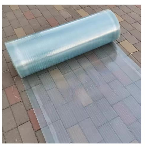 Polycarbonat Dachplatten UV resistente Plastikdachblätter Gewächshaus Plastikplatten für Außenbereich, Gewächshäuser, Schuppen, Carports(0.5x1m)