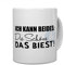 printplanet Tasse mit Spruch: Ich kann beides: Die Schöne & das Biest! - Kaffeebecher, Mug, Becher, Kaffeetasse - Farbe Weiß