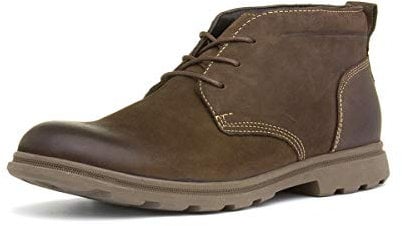 Hush Puppies Mens Tyson Chukka Nubuck Leather Boot (9 UK) (Brown)