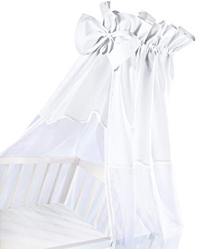 Babybetthimmel Himmel für Babybett weiss