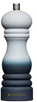 MasterClass Moulin à Poivre ou Moulin à Sel avec Capuchon Interchangeable, Plastique, Gris Ombré, 17 cm