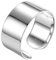PROSILVER Breiter Ring 925 Silber für Männer Frauen - verstellbar hochglanzpoliert Band Ring 10mm breit Offener Ring Schmuck Accessoire für Mädchen Jungen