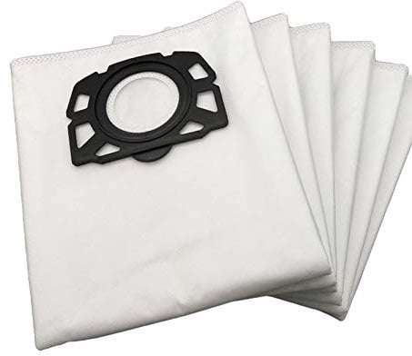 Carkio Vacuum Cleaner Dust Garbage Bag Compatible with Karcher MV4 MV5 MV6 WD4 WD5 WD6 Non-Woven Washable Vacuum Cleaner Bag (Pack of 5)