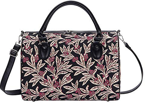 Signare Gobelin-Reisetasche für Damen, Designs inspiriert von V&A-Kollektionen.