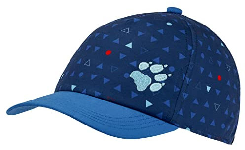 Jack Wolfskin Unisex Kinder Splash Winter-Zubehör-Set, Dark Indigo Allover, One Size (49-55Cm)