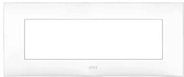 Placca Rettangolare 7 Moduli Young44 Bianco - AVE SPA 44PJ07B