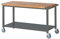 STIER Fahrbare Werkbank Premium mit Ablageboden BxTxH 1500x700x880 mm