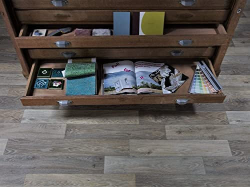 PVC Bodenbelag Vinylboden in ausgeprägter Struktur, Zuschnitt (2m breit, 4m lang)