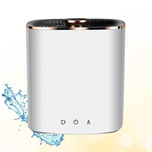 PanHuiWen Mini Lavadora Manual 2.5L Turbo Centrifugadora Ropa Portatil para Ropa de bebé, Ropa Interior,White-Ozone