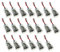 E10 Lampen Sockel LED Screw-Mount Klein Leuchtmittel-Halterung Fassung Mit Draht Light Base für Home Experiment Elektrischen Test Zubehör (20)