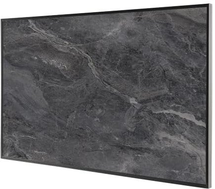 ECOSHARK® Infrarotheizung mit Thermostat 800W [ENERGIEKOSTEN SPAREN] - inkl. Fernbedienung - Smart-Home fähige Anthrazit Elektroheizung für 13-20 m² - Standgerät/Wandmontage (TÜV zertifiziert)