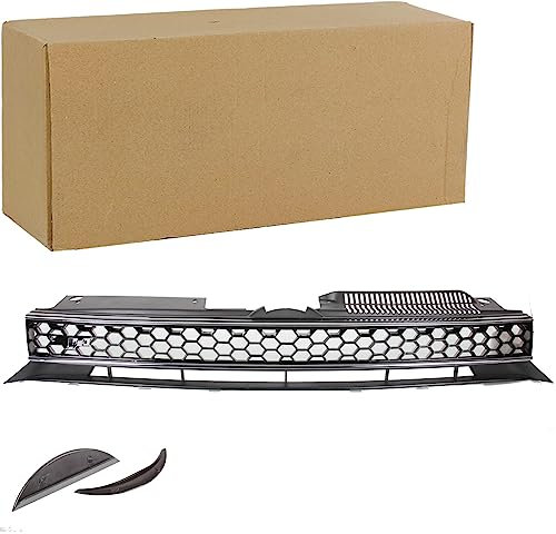 Sport GRILL KÜHLERGRILL WABEN ohne ELEM CHROM LEISTEN für Golf 6 GTD Look