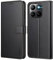 Ganbary Funda Compatible con Honor 70 Lite, Funda Tapa Libro Movil Carcasa PU Cuero Funda para Honor 70 Lite [Protección Completa] [Ranura Tarjeta][Función Soporte], Negro
