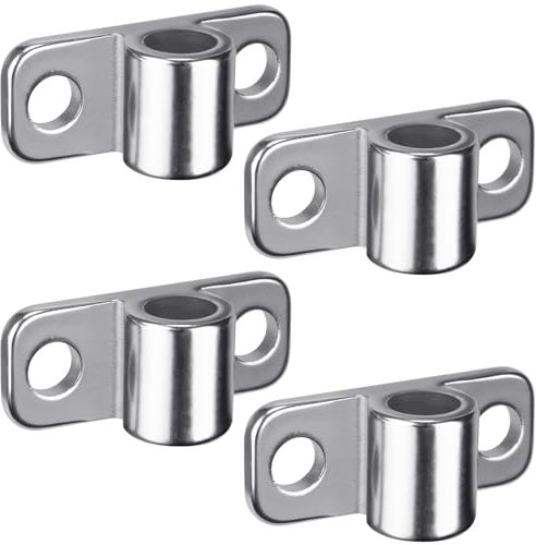 Insaga Heavy Duty Stainless Steel Horizontal 4pcs Gate Hinge (75 x 30mm) with 16mm Hole for Farm/Field/Wooden Fence Gate