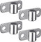 Insaga Heavy Duty Stainless Steel Horizontal 4pcs Gate Hinge (75 x 30mm) with 16mm Hole for Farm/Field/Wooden Fence Gate