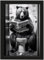 Bär auf WC, Poster A4 mit Rahmen, Toilette Badezimmer Deko, Wand-Deko Bilder Lustiges Geschenk