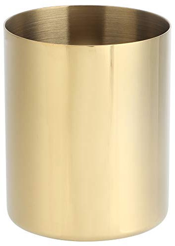 MINGZHE Goldener Stifthalter für Den Schreibtisch, Multifunktionale Bleistiftaufbewahrung, Zuhause, Schreibtisch, Schreibwaren, Dekor, Desktop-Stift-Organizer und Bleistiftbecher für Büro-Schreibtisch