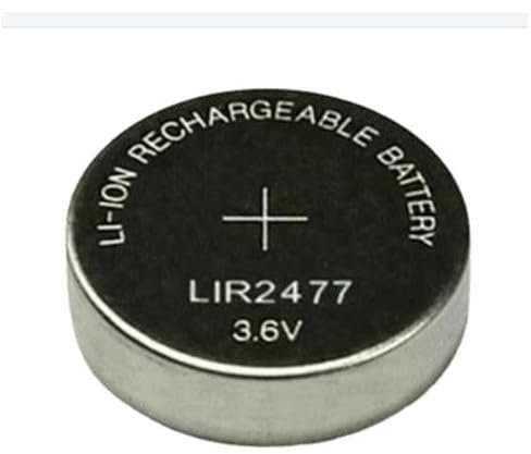 BenjiPower - Pile Bouton Rechargeable LIR2477 remplace CR2477 (200 mAh)