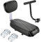 Siège Sécurité pour Enfant,Accessoires de Siège Vélo, Comprenant Coussin et Dossier, Accoudoirs de Repose-Pieds, Vélo Pièces Accessoires Sièges,Dossier en éponge Douce (Noir)