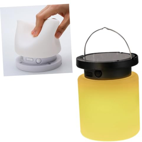 KOMBIUDA 1pièce Lampe Solaire Portable Étanche Pour Camping Et Jardin Lampe De Bureau Intérieure Et Extérieure Rechargeable Économie Énergie Avec Usb Design Pratique Pour Accrocher