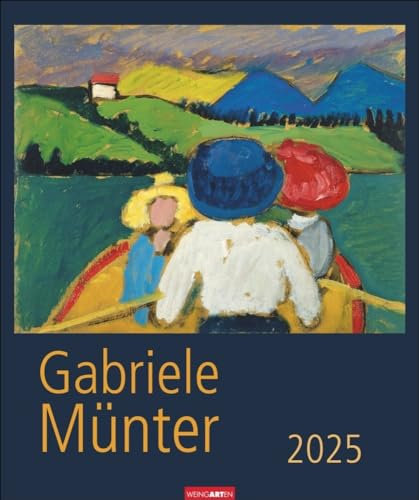Gabriele Münter - Kalender 2025 - Weingarten-Verlag - Kunstkalender mit beeindruckenden Meisterwerken - 46 cm x 55 cm