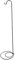 Dualoai Shepherds Hook Ständer Display Kleiderbügel Eisenhaken mit Flacher Basis für Vogelhäuschen Blumentopf
