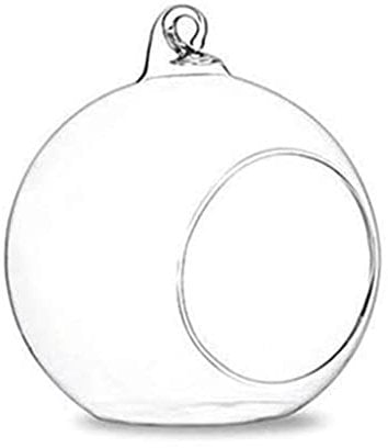 YUHANGCIYE Hängender Glas-Teelichthalter, Kerzenhalter, Sukkulenten, Vasenaufhänger