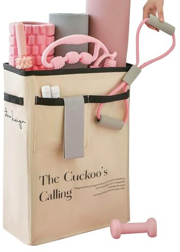 Exercise Equipment Organiser, Yoga Mat Basket - Fitness Equipment Organiser | Fitness Training Equipment Organiser, Storage Basket for Yoga Equipment for Resistance Bands, Yoga Blocks