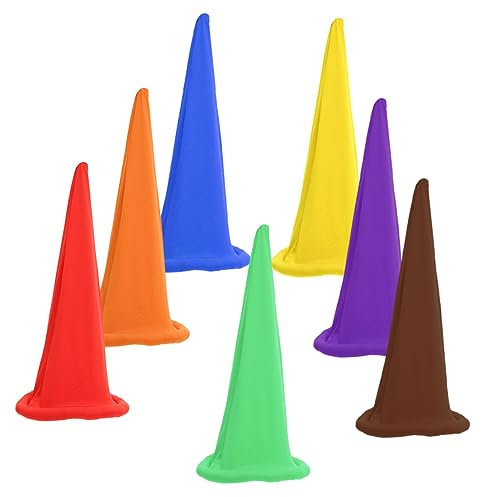 FOYTOKI 7stücke Teiliges Weihnachts-zwergenmützen Für Halloween Und Festlichkeiten Weiche Bequeme Kostümhüte Fotorequisite Für Partys