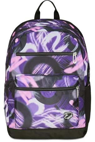 Seven Zaino Scuola Reversible con Cuffie Wireless, Viola, Reversibile, 29 L, Scuola Media e Superiore, Zaino Ragazza
