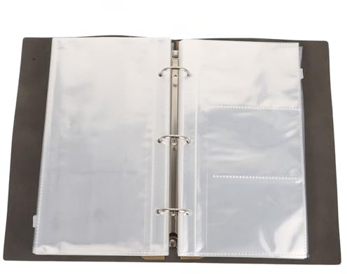 Homoyoyo Ticketbuch Dekoratives Ticketalbum Loseblatt-tickets Aufbewahrungsorganisator Für Kinokarten Konzertkarten Flugtickets Gedenktickets Mit Ordnungssystem Für Fotos Und Belege