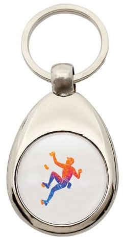 Huuraa porte-clés Escalade Porte-clés pendentif en métal pour chariot de courses Escalade Présent