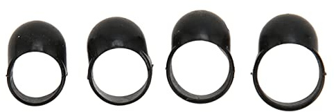 Sunicon 4Pcs Tongue Drum Finger Picks, Assorted Sizes Fit Plastic Cement Handpan Finger Protector for Percussion