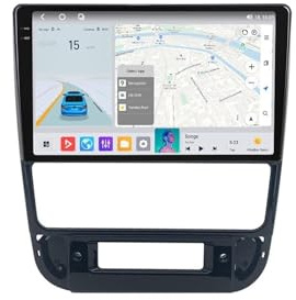 Radio estéreo con Pantalla táctil de vídeo Android 12 9 Pulgadas para Peugeot 406 (1999-2004) cámara 360° Sistema de navegación(M100CP 1+32,Negro)