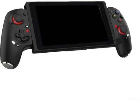 Controlador móvil inalámbrico para juegos con joysticks de efecto Hall, botones traseros dobles y batería de 15 horas, compatible con Switch 2/1 y PC, color negro