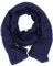 DOLCE ABBRACCIO by RiemTEX WILD CAT Damen Schal Halstuch Tuch aus Chiffon für Frühling Sommer Ganzjährig (Dunkelblau)