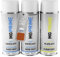 MG PRIME Autolack Sprühdosen Set für Renault ENC Etincelle Nacre Metallic/Funken Orange Grundlack Basislack Klarlack Spraydose 400ml
