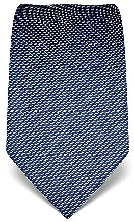 Vincenzo Boretti Herren Krawatte reine Seide gemustert edel Männer-Design zum Hemd mit Anzug für Business Hochzeit 8 cm schmal/breit dunkelblau